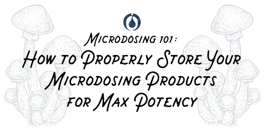 How do I store microdosing substances?