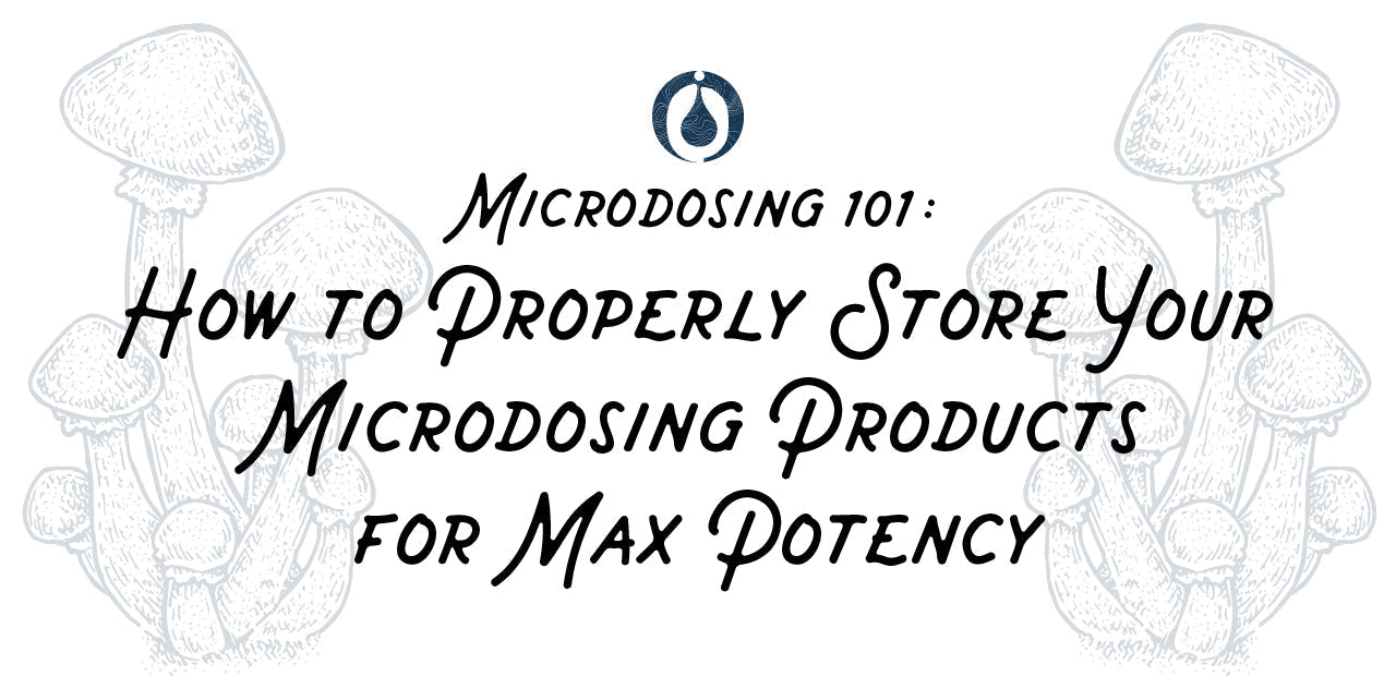 How do I store microdosing substances?